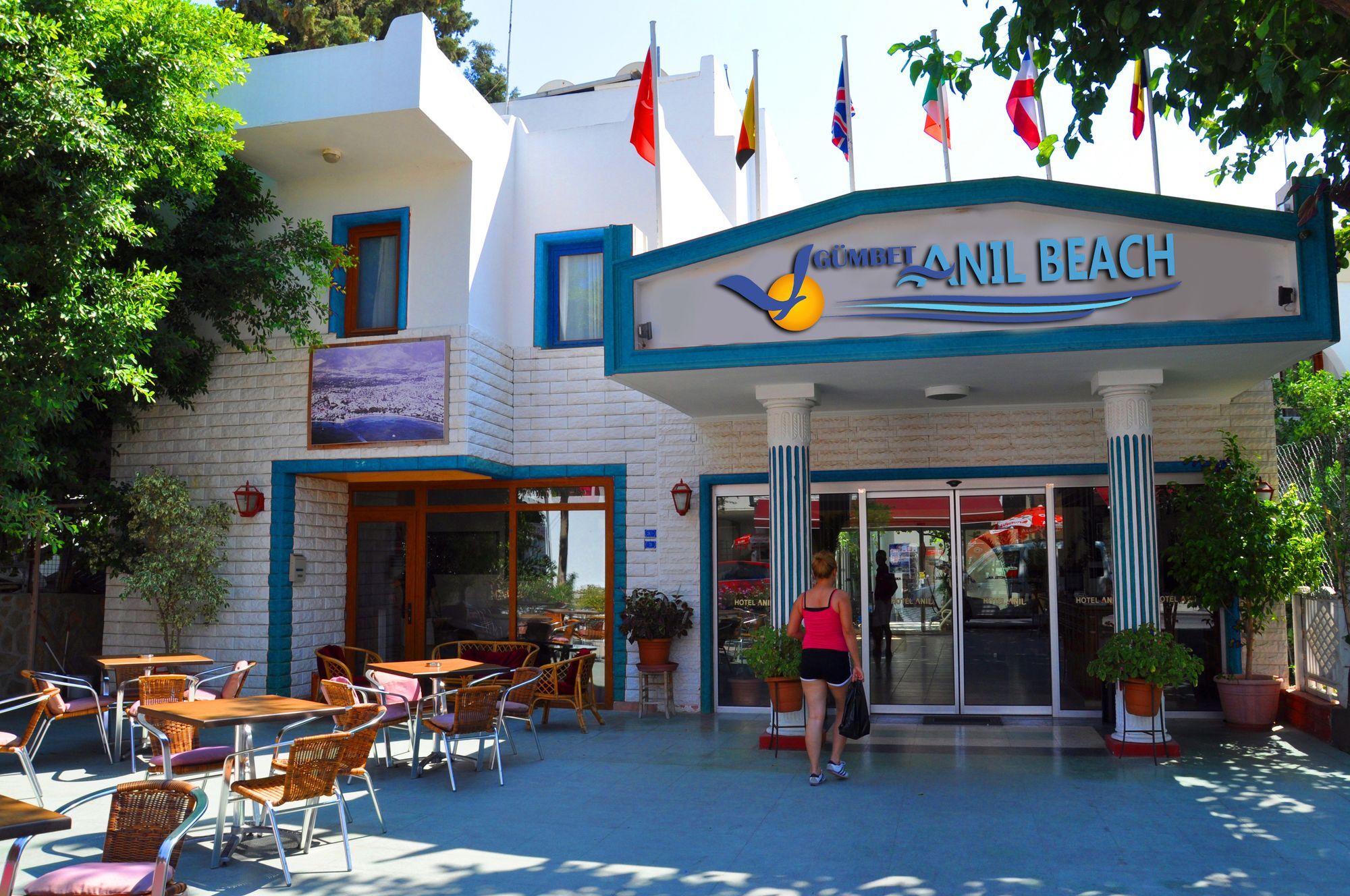 Hôtel Gumbet Anil Beach à Bitez Extérieur photo